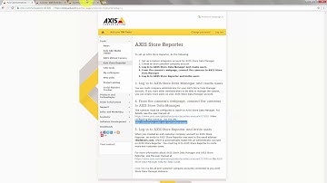 Installation tip: Axis Retail Solution - Software components installation tutorial