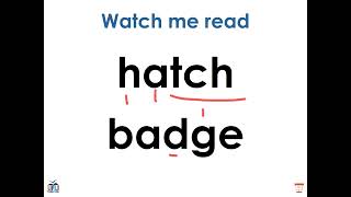 UFLI Lesson 71: tch /ch/ and dge /j/ Review