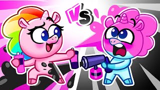 Pink vs Black Secret Room Challenge💗🖤 Which Color Is The Best?+More Funny Cartoons by TOONY FRIENDS