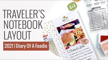 Traveler’s Notebook Process Layout 2021 | Diary Of A Foodie