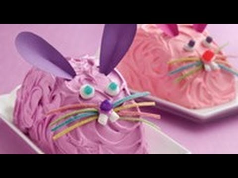 Easter cakes - How to make a bunny cake