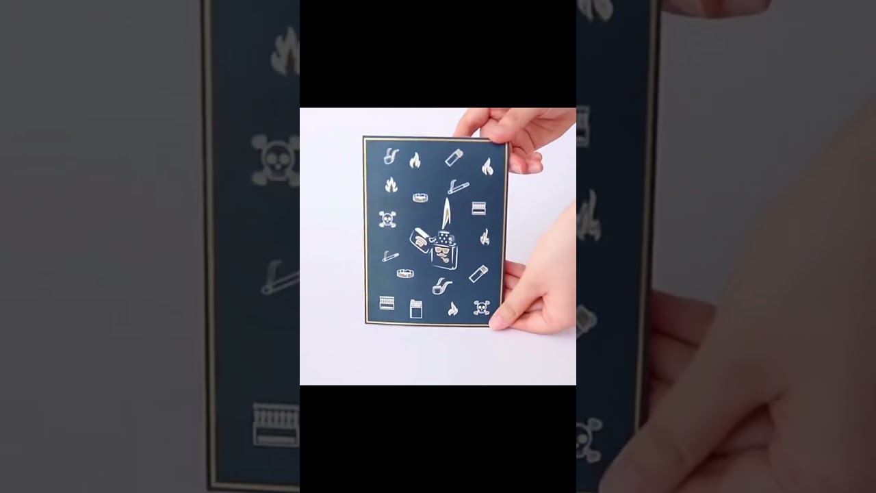 3d lighter greeting card pop up birthday cards for boyfriend