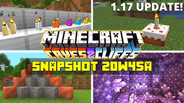 Minecraft 1.17 SNAPSHOT Caves + Cliffs Update!
