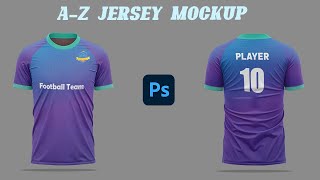 Football Jersey Design Photoshop | T-shirt Mockup Photoshop Tutorial | Jersey Mockup Free Photoshop screenshot 5