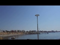 Берег бухты Каспийского моря у 3 мкр города Актау | спуск яхты