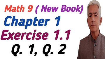 Math 9 | New Book | exercise 1.1 q.1  @KhalidMehmood-sp2ql