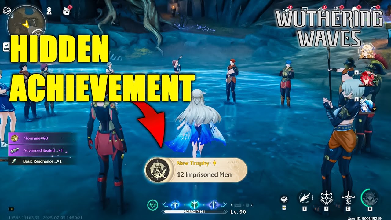 12 Imprisoned Men Hidden Achievement / Trophy | Wuthering Waves 2.4 ...