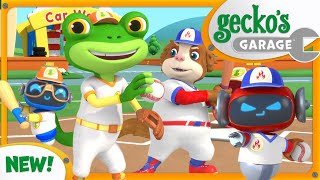 Baseball Break Down Geckos Garage Brand New Episode Trucks For Children Cartoons For Kids