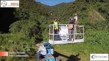 Riegl VZ-400 Aplicación Topografía - Cotecmi