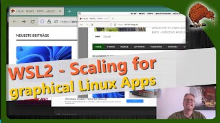WSL2: Scaling for graphical applications on HighDPI display