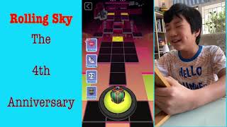 Rolling Sky -  The 4th Anniversary / Adam Story (I don't want to get 100% 😭) screenshot 4