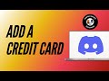 How to Add Credit Card to Discord