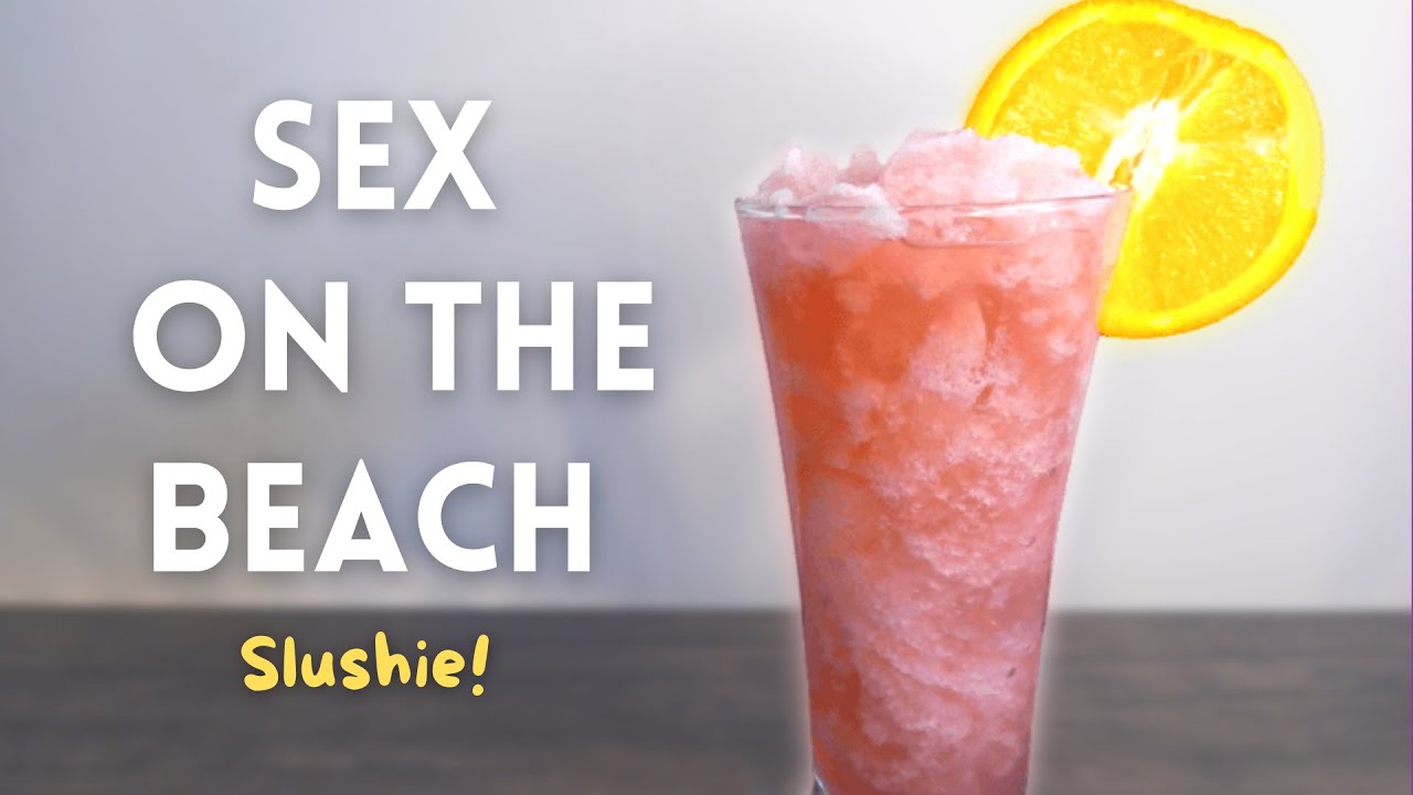 Sex On The Beach Cocktail Slushie Recipe! Alcoholic Slushie
