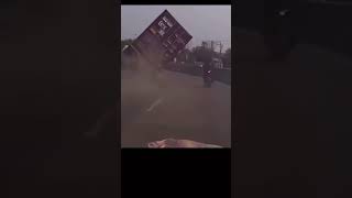 REAL LIFE MATRIX! 🕶️ Motorcyclist Defies Gravity #shorts