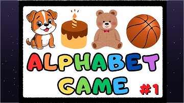 Fun Alphabet Game (Part-1) - Guess The Letter! / English Educational Games For Kids