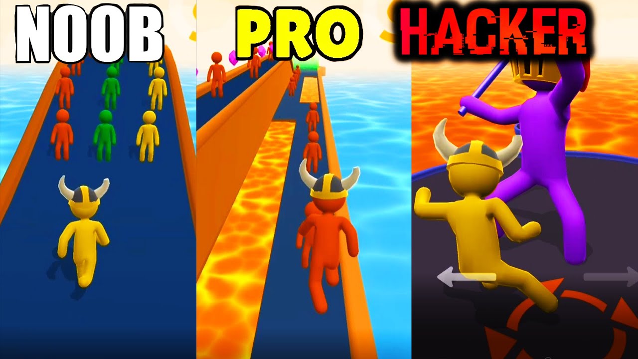 Giant Rush! #5 Noob vs Pro vs Hacker ​- All Levels Gameplay Android, ios