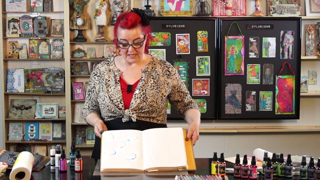 Scribble Sprays Technique with Dyan Reaveley