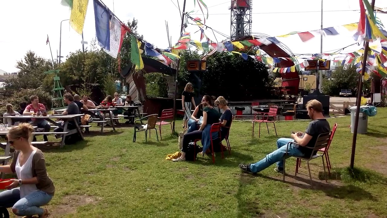 Summer afternoon at Noorderlicht NDSM (former docklands)