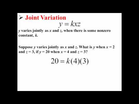 Joint Variation