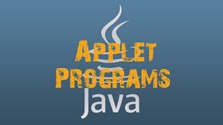 Displaying graphics in applet program