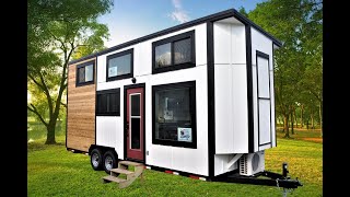 218 sq. ft. Tiny Home with a Full Size Soaking Tub & StandUp Loft