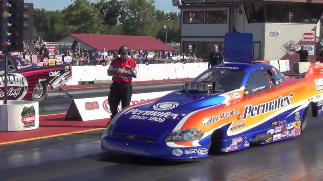 Alcohol Funny Car and Alcohol Dragster Regional Race at New England