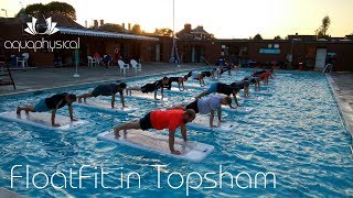 Outdoor FloatFit Class at Topsham Lido | Devon, England | AquaPhysical