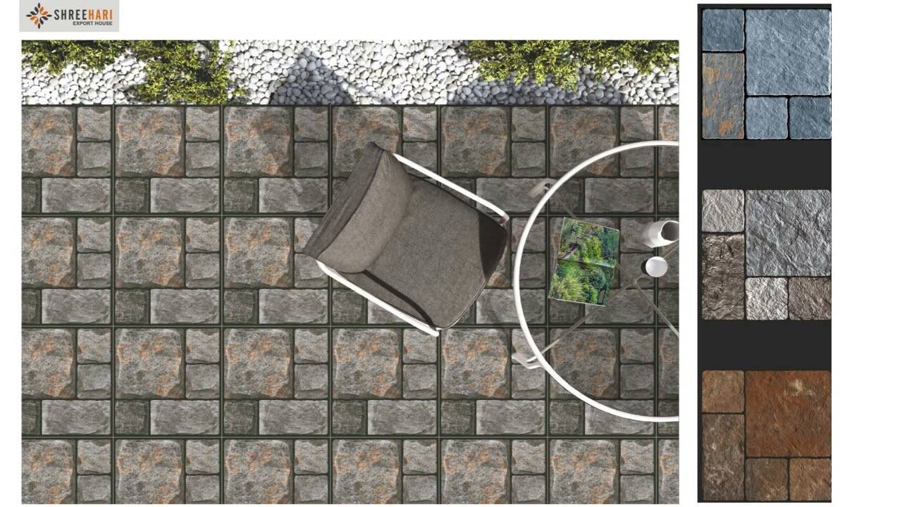 400X400MM/ 16X16 CERAMIC DIGITAL PARKING TILES