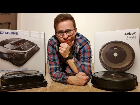CONFRONTO iRobot Roomba 896 vs Samsung POWERbot VR7000: Miglior Robot Aspirapolvere! RECENSIONE ITA