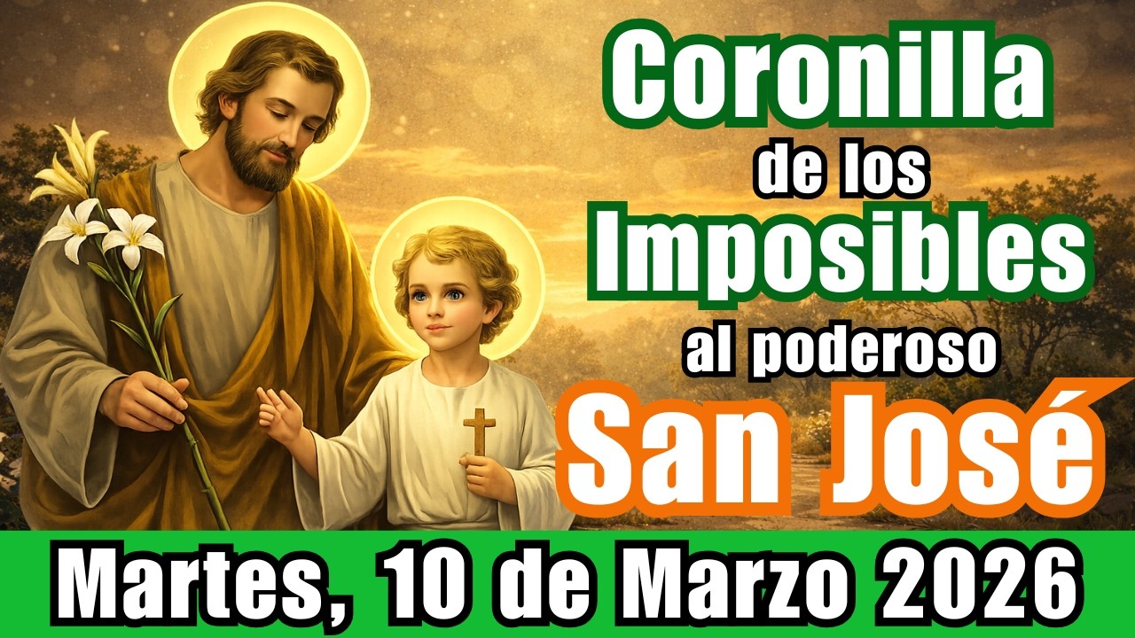 Coronilla de los Imposibles al Poderoso San José – Martes 10 de Marzo de 2026