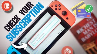 how to check your subscription on your Nintendo switch