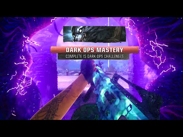 BO6 Zombies | UNLOCKING DARK OPS MASTERY ZOMBIES CALLING CARD