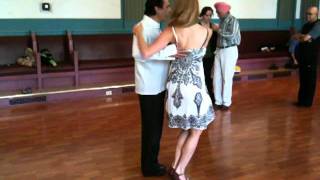 Argentine Tango Class Rock step with forward ocho 2 Mat M   www.tangonation.com  7/24/2011