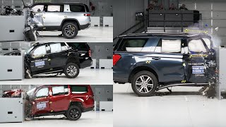 Every Large SUV IIHS Small Overlap Crash Test EVER 2017 - 2024