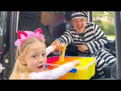 Nastya Pretends To Play A Police Chase And Learns The Safety Rules For Children
