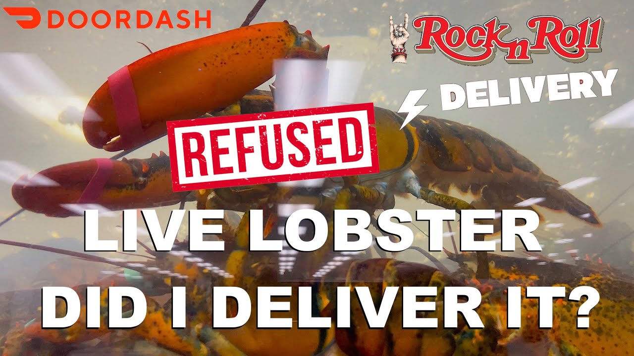 LIVE Lobster Delivery Chase Bank ATM Goof DoorDash UberEats Delivery Adventures gigworker