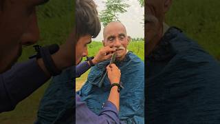 Old Man Classic Shave ASMR Satisfying Barber #asmr #barberasmr #desiculture #shaveasmr #shorts