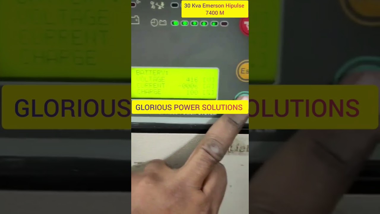 Emerson Hipulse 7400 M Series  30 Kva Online UPS