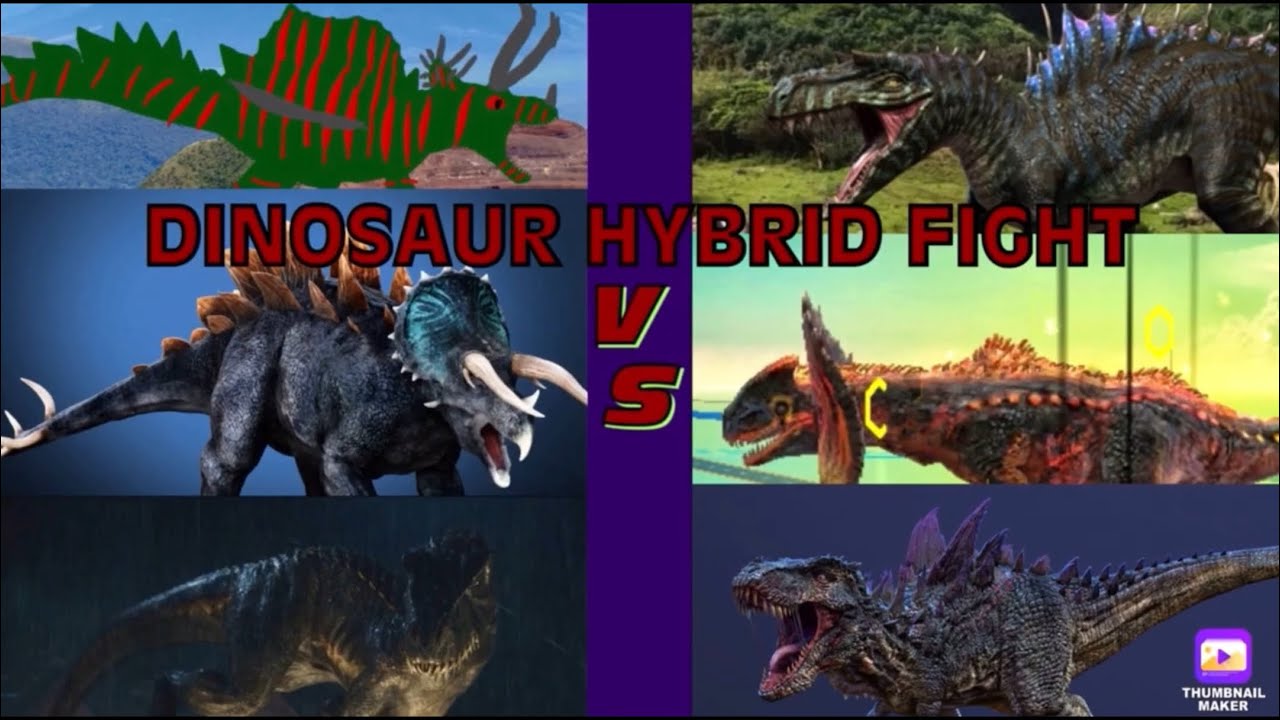 Dinosaur Hybrid Fight ~ Season 1 - YouTube