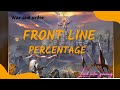 war and order : front line percentage