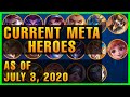 CURRENT META HEROES AS OF JULY 3, 2020 | SEASON 17 | MOBILE LEGENDS