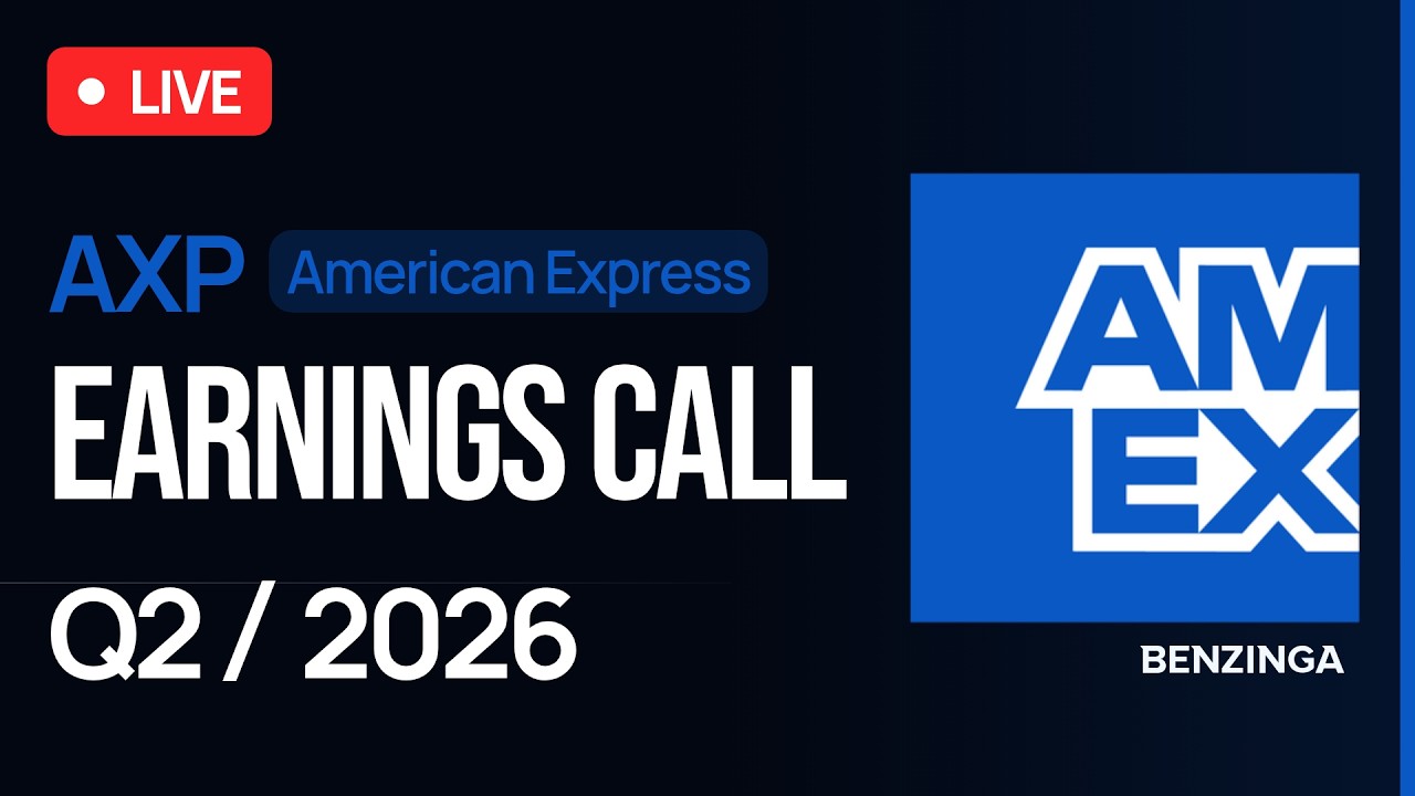 American Express Q2 FY26 Earnings Call | $AXP | 🔴 WATCH LIVE