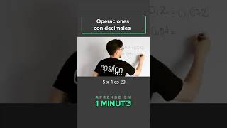 🐘 Operaciones con decimales #aprendeenunminuto 🔥🚀 #shorts #matematicas #fácil 🐘 Operaciones con decimales #aprendeenunminuto 🔥🚀 #shorts #matematicas #fácil
