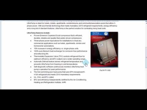 pedicure spa jet parts Pentair Heat Pump.mp4