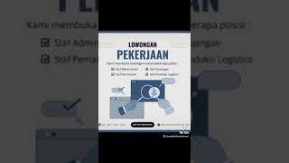 Lowongan kerja Hari ini Januari 2025 l Daftar Segera!!!