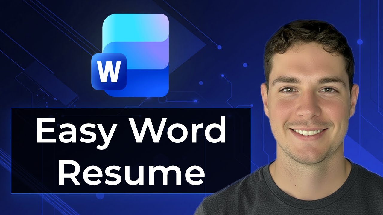 How to Make an Easy Resume in Microsoft Word [2026 Guide]