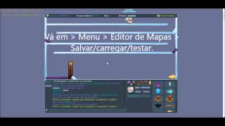 como criar mapa defilante transformice