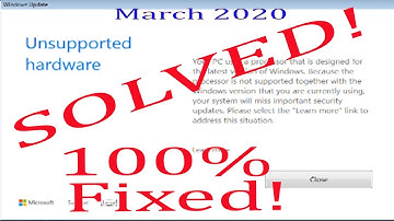 How To  Remove Unsupported Hardware Pop Up in Windows 7 - SOLVED 100% (2020)