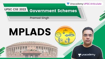 Government Schemes for Prelims 2022 | MPLADS Scheme UPSC | Pramod Singh | UPSC Articulate