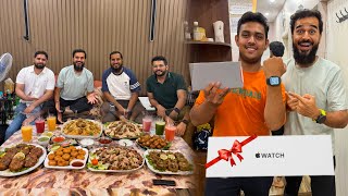 Dost ko Apple watch gift kardi 😂 Amir ke ghar VIP dawat hogai hamari 🥰